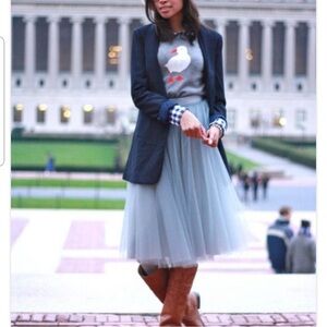 Cal Style A-Line Sparkle Tulle Skirt